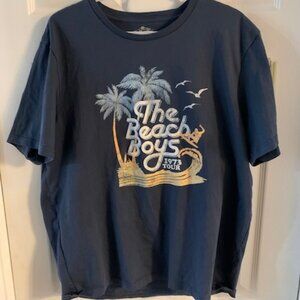 BEACH BOYS MENS  1973 BAND  TEE